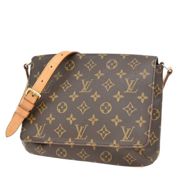 LOUIS VUITTON Musette Tango Short Shoulder Bag Monogram Leather M51257 73EF540 - Picture 1 of 15